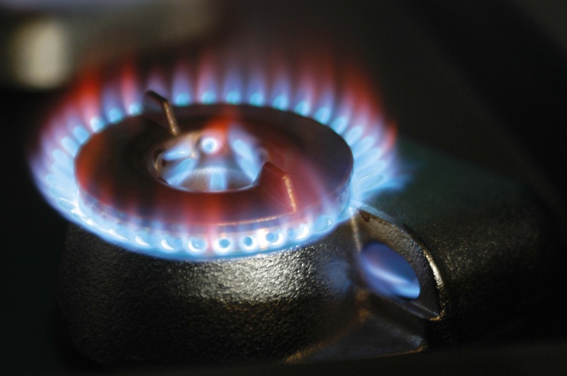sporák plamen
